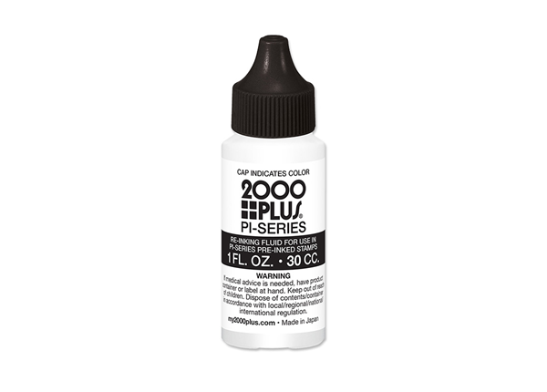 2000 Plus® PI Refill Ink, Black, 1 oz.