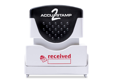 ACCU-STAMP®2 1-Color RECEIVED Red Ink