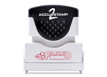 ACCU-STAMP®2 1-Color FAXED Red Ink