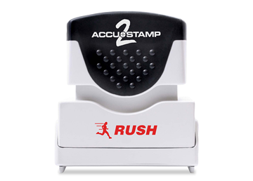 ACCU-STAMP®2 1-Color RUSH Red Ink
