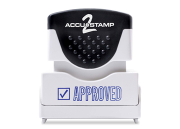 ACCU-STAMP®2 1-Color APPROVED Blue Ink