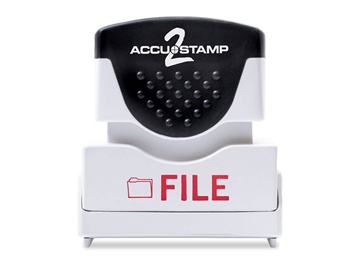 ACCU-STAMP®2 1-Color FILE Red Ink