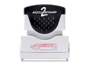 ACCU-STAMP®2 1-Color POSTED Red Ink