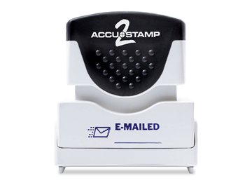 ACCU-STAMP®2 1-Color E-MAILED Blue Ink