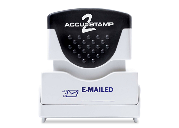 ACCU-STAMP®2 1-Color E-MAILED Blue Ink