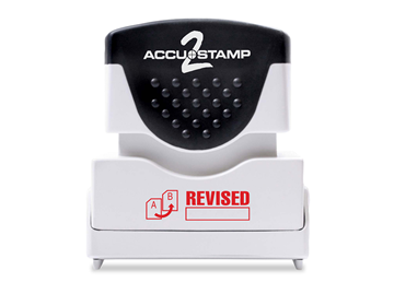 ACCU-STAMP®2 1-Color REVISED Red Ink