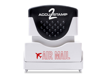 ACCU-STAMP®2 1-Color AIR MAIL Red Ink