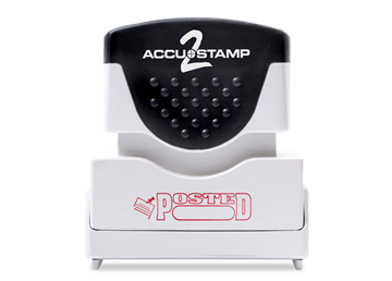 ACCU-STAMP®2 1-Color POSTED Red Ink