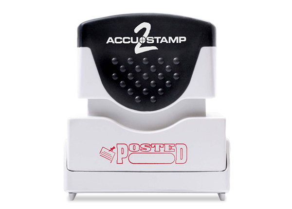 ACCU-STAMP®2 1-Color POSTED Red Ink