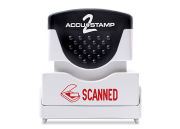 ACCU-STAMP®2 1-Color SCANNED Red Ink