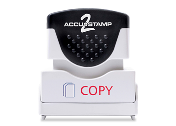 ACCU-STAMP®2 2-Color COPY Red and Blue Ink