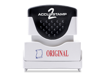ACCU-STAMP®2 2-Color ORIGINAL Red and Blue Ink