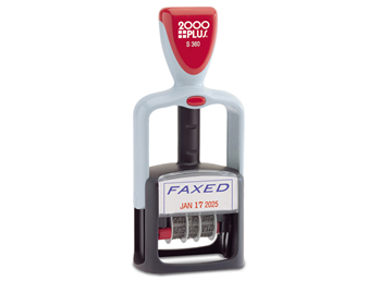 2000 Plus® S360 FAXED 2-Color Date Stamp