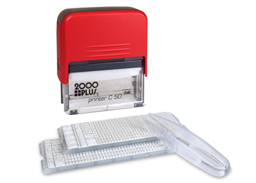 2000 Plus® Printer C50 DIY Stamp Kit Black