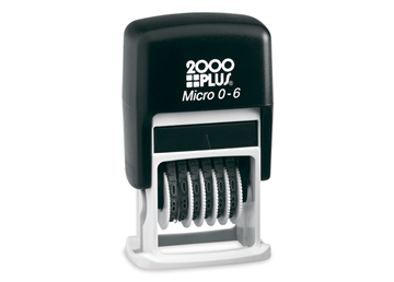 2000 Plus® Micro 0-6 Numbering Stamp