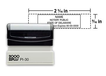 2000 Plus® PI 30 Pre-inked Notary Stamp