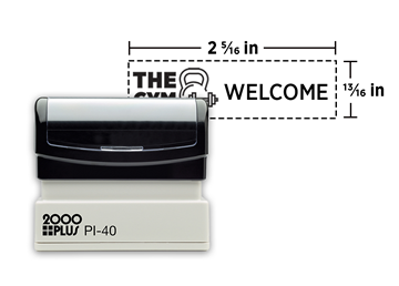 2000 Plus® PI 40 Pre-inked Stamp