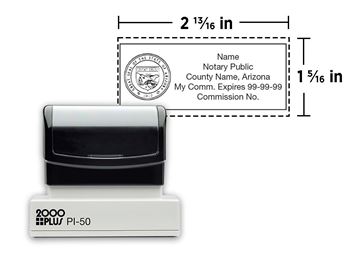 2000 Plus® PI 50 Pre-inked Notary Stamp