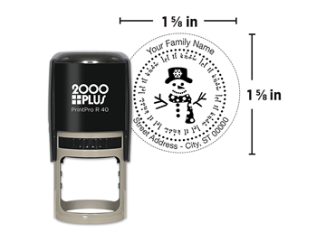 2000 Plus® PrintPro™ R40 Self-Inking Round Holiday Stamp