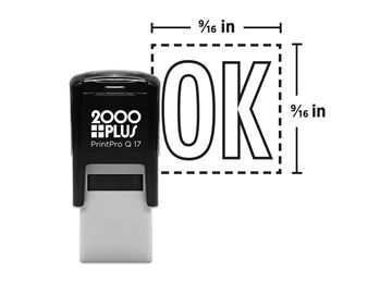 2000 Plus® PrintPro™ Q17 Self-Inking Square Stamp