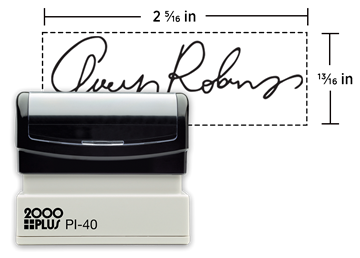 2000 Plus® PI40 Pre-inked - Medium Signature Stamp