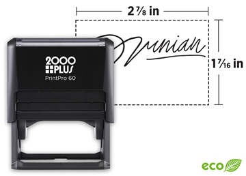 2000 Plus® PrintPro™ 60 - Large Signature stamp