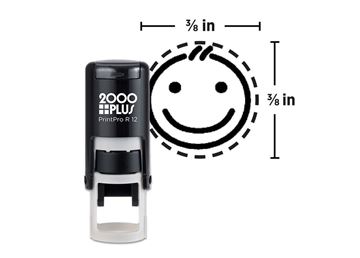 2000 Plus® PrintPro™ R12 Self-Inking Round Inspection Stamp