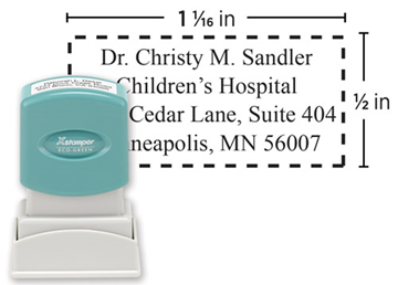 Xstamper® N04 Rectangle Inspection Stamp