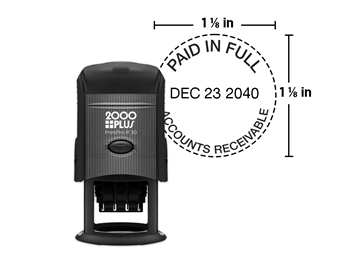 2000 Plus® PrintPro™ R30D Self-Inking Round Inspection Date Stamp