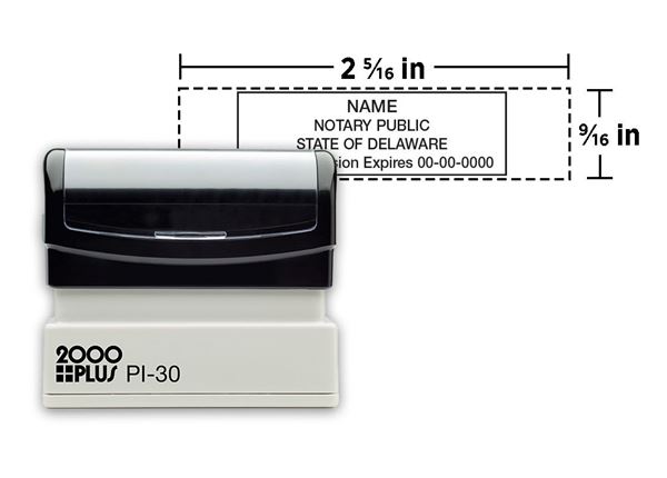 2000 Plus® PI 30 Pre-inked Notary Stamp