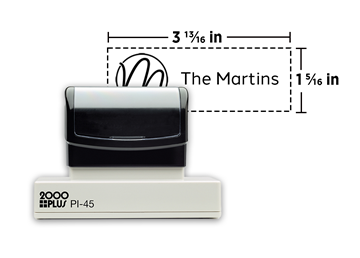 2000 Plus® PI 45 Pre-inked Stamp