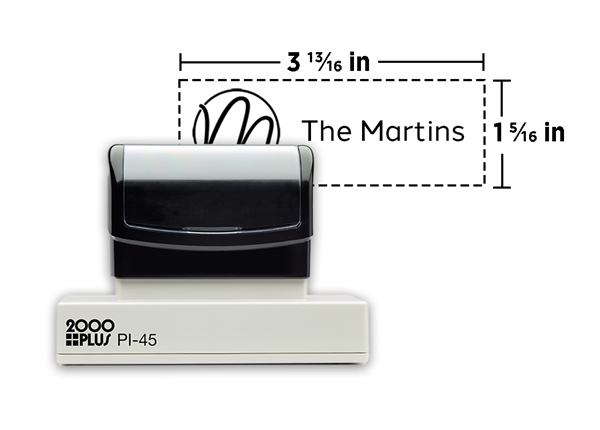 2000 Plus® PI 45 Pre-inked Stamp