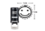 2000 Plus® PrintPro™ R12 Self-Inking Round Stamp