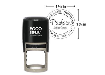 2000 Plus® PrintPro™ R40 Self-Inking Round Monogram Stamp