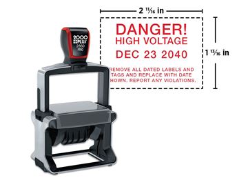 2000 Plus® Pro Self-Inking 2860D Heavy Duty Metal Dater