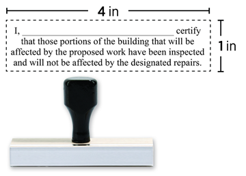 Traditional Rubber Stamp RF73