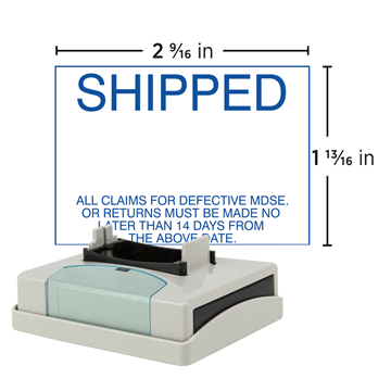 Xstamper® N81 Pre-inked VersaDater Impression Frame Only (No Date)