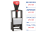 2000 Plus® S360 4-in-1 2-Color Message Dater Blue/Red - RECEIVED PAID ENTERED FAXED