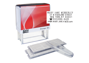 2000 Plus® Printer 30 DIY Stamp Kit Black
