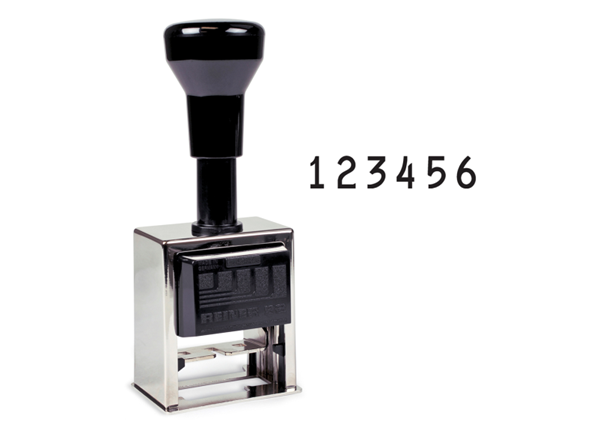 REINER® 6 Wheel Automatic Numbering Machine