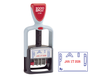 2000 Plus® S360 PAID 2-Color Date Stamp
