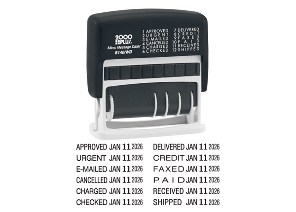 2000 Plus® S140 Micro Message Dater Black Ink