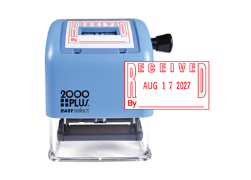 2000 Plus® EASYselect RECEIVED Date Stamp Red Ink