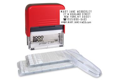 2000 Plus® Printer C50 DIY Stamp Kit Black